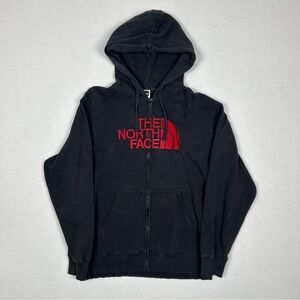 y2k The North Face Faded Zip Up Hoodie